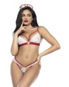 Costume d'infirmière sexy 4 pièces - MAL60002COS