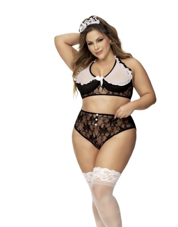 Costume de femme de chambre sexy, grande taille - MAL60005XCOS