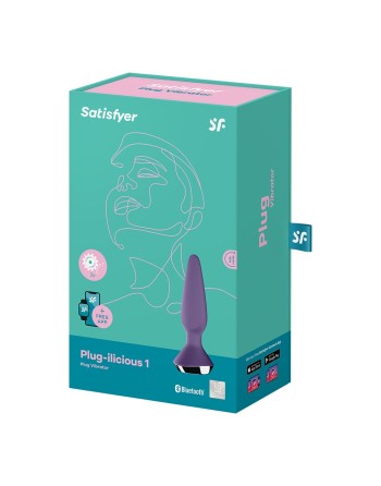 Plug anal vibrant connecté USB ilicious 1 violet Satisfyer - CC597221