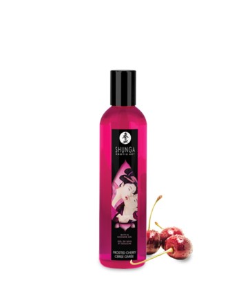 Gel de bain et douche cerise comestible 250ml - CC816502