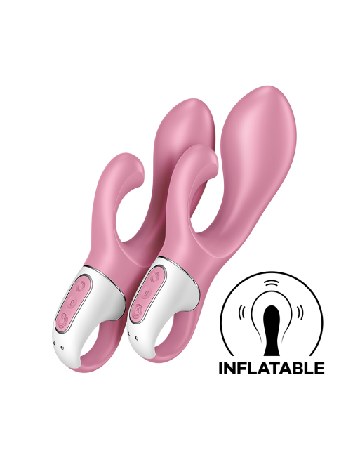 Vibromasseur Rabbit gonflant rose Air Pump Bunny 2 USB Satisfyer - CC597820