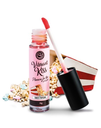 Gloss sexe oral vibrant au pop corn 100% comestible - SP6584