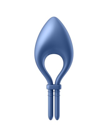 Cockring vibrant connecté USB bleu Bullseye Satisfyer - CC597798