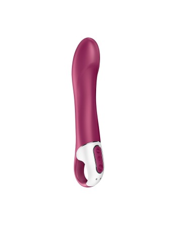 Vibromasseur chauffant connecté USB rouge Big Heat Satisfyer - CC597784