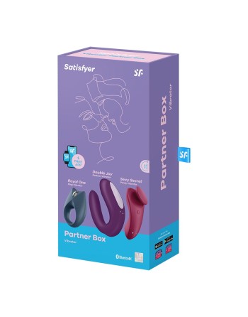 Coffret 3 sextoys connectés Partner Box 3 Satisfyer - CC597770