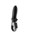 Vibromasseur noir USB, chauffant et connecté Hot Passion Satisfyer - CC597790