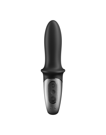 Vibromasseur noir USB, chauffant et connecté Hot Passion Satisfyer - CC597790