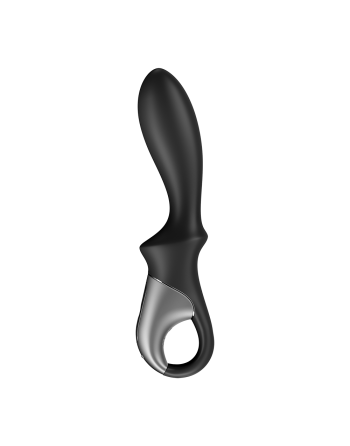 Vibromasseur noir USB, chauffant et connecté Heat Climax Satisfyer - CC597789