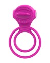 Anneau vibrant à 2 anneaux 1 mode de vibration très extensible rose - COR-043FUS