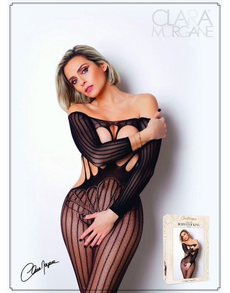 Bodystocking manches longues seins nus - Le Numéro 5 - Collection Bodystocking - CM99005